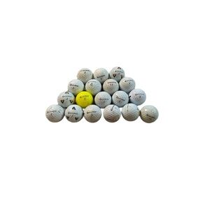 TaylorMade Golf Balls Lot of 18 – Mixed Models – Cleaned / Refurbished